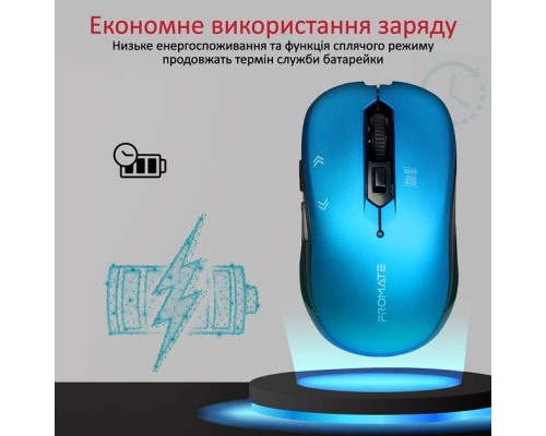 Мишка Promate Slider Wireless Blue (slider.blue)