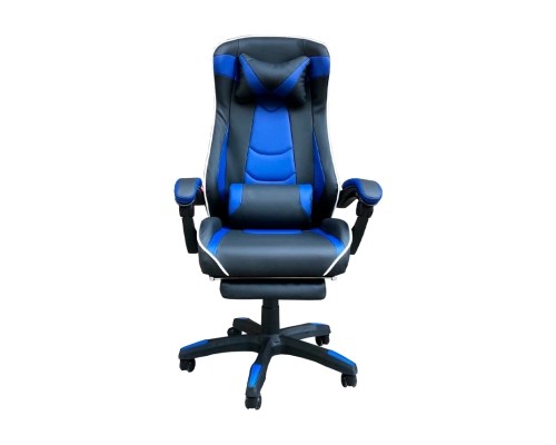 Крісло ігрове Аклас Канон PL TILT Синій (PU-чорний/cиній) (00062843)