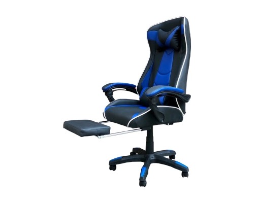 Крісло ігрове Аклас Канон PL TILT Синій (PU-чорний/cиній) (00062843)
