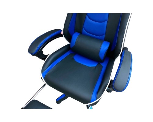 Крісло ігрове Аклас Канон PL TILT Синій (PU-чорний/cиній) (00062843)