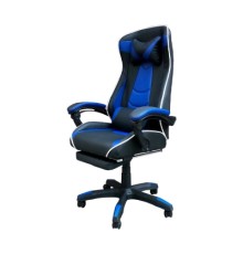 Крісло ігрове Аклас Канон PL TILT Синій (PU-чорний/cиній) (00062843)