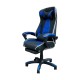Крісло ігрове Аклас Канон PL TILT Синій (PU-чорний/cиній) (00062843)