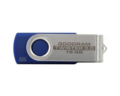 USB флеш накопичувач Goodram 16GB Twister Blue USB 2.0 (UTS2-0160B0R11)