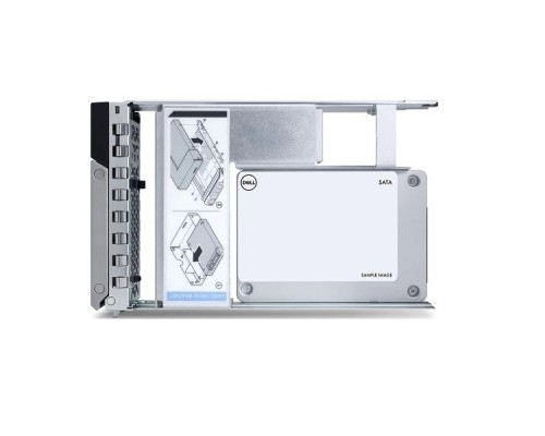 Накопичувач SSD для сервера 1.92TB SATA RI 6Gbps 512e 2.5in w/3.5in HYB CARR, CUS Kit Dell (345-BBED)