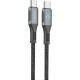 Дата кабель USB-C to USB-C 2.0m CBGPD60WTT2 60W grey Intaleo (1283126518102)