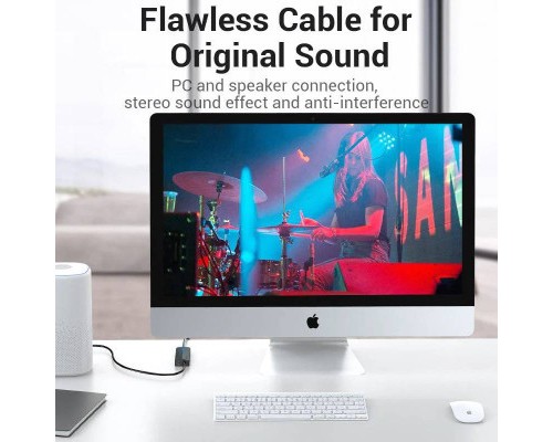 Концентратор Vention USB 3.1 Type-C to 3xUSB 3.0+MicroUSB+3.5mm Sound Adapter black (TGQBB)