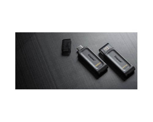 USB флеш накопичувач Kingston 256GB DataTraveller 70 USB 3.2 / Type-C (DT70/256GB)