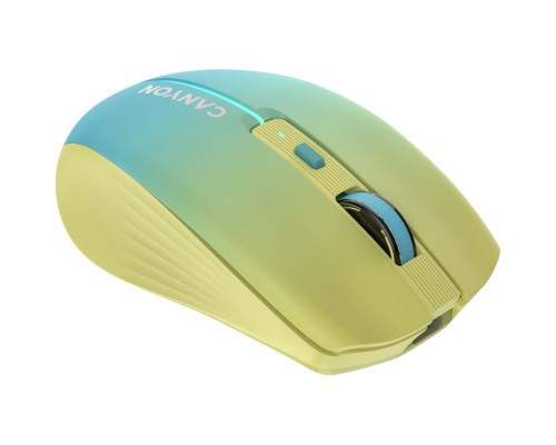 Мишка Canyon MW-44 LED Rechargeable Wireless/Bluetooth Yellow Blue (CNS-CMSW44UA)