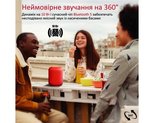 Акустична система Promate Boom-10 Red (boom-10.red)