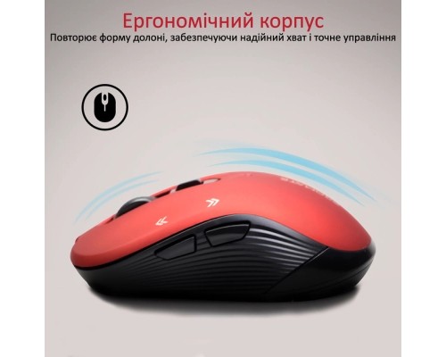 Мишка Promate Slider Wireless Red (slider.red)