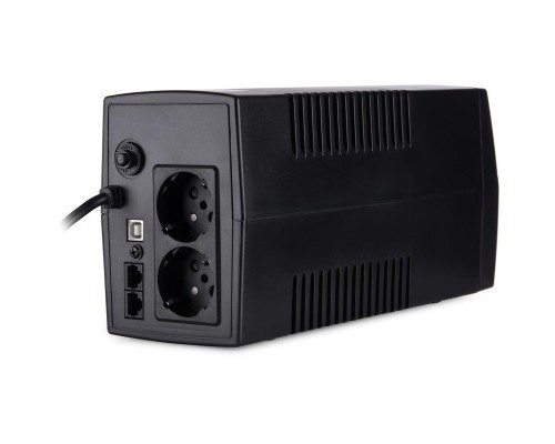 Пристрій безперебійного живлення Vinga LCD 800VA plastic case with USB (VPC-800PU)