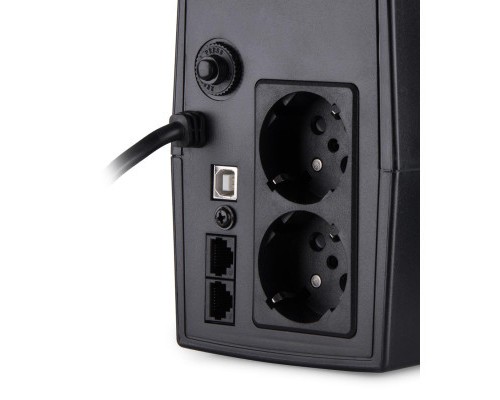 Пристрій безперебійного живлення Vinga LCD 800VA plastic case with USB (VPC-800PU)