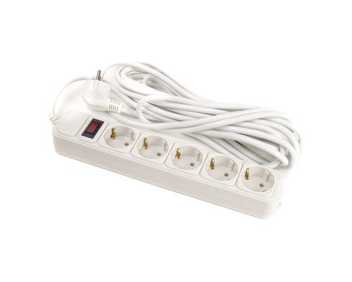 Мережевий фільтр живлення PowerPlant 7 м, 5 розеток, 3x1.5мм2, евростандарт (JY-1056/7) (PPSA10M70S5B)