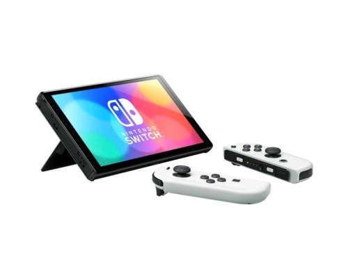 Ігрова консоль Nintendo Switch OLED (біла) (045496453435)