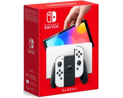 Ігрова консоль Nintendo Switch OLED (біла) (045496453435)