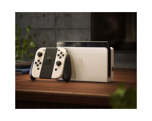 Ігрова консоль Nintendo Switch OLED (біла) (045496453435)