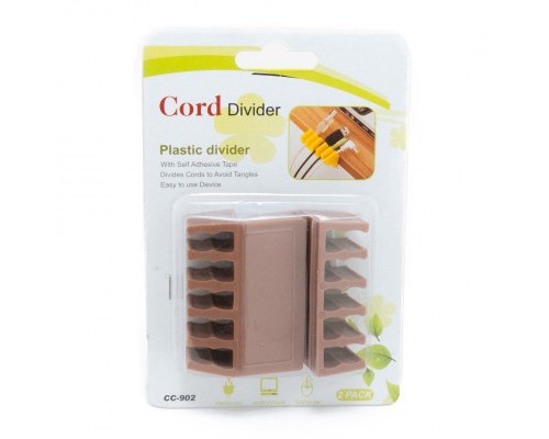 Тримач для кабелю Extradigital CC-902 Cable Clips, Brown (KBC1707)