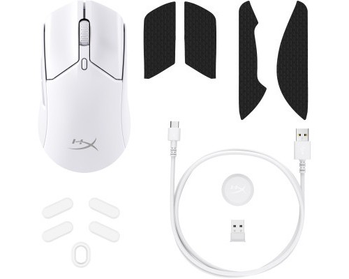 Мишка HyperX Pulsefire Haste 2 Wireless White (6N0A9AA)