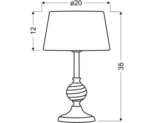 Настільна лампа Candellux 41-95046 FERO (41-95046)