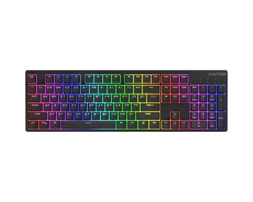 Клавіатура Hator Rockfall 2 Mecha Orange USB Black (HTK-710)