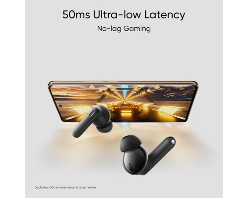 Навушники realme Buds T300 Stylish Black (631209000025)