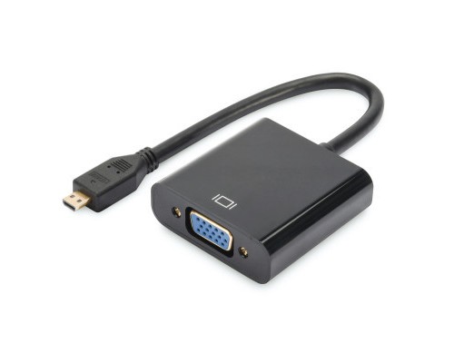 Перехідник MicroHDMI to VGA (M/F) Full HD Digitus (DA-70460)