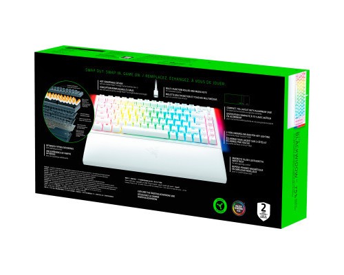 Клавіатура Razer BlackWidow V4 75 USB UA White (RZ03-05001700-R3M1)