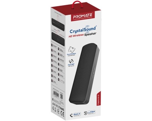 Акустична система Promate Capsule-2 Black (capsule-2.black)