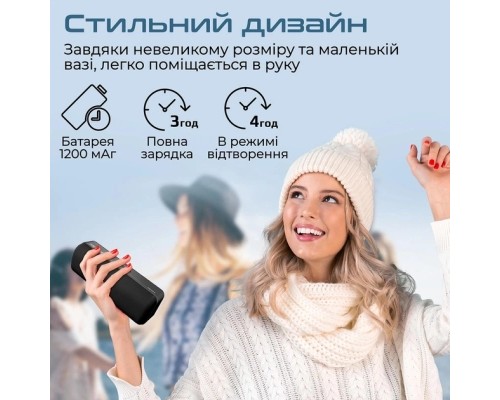 Акустична система Promate Capsule-2 Black (capsule-2.black)
