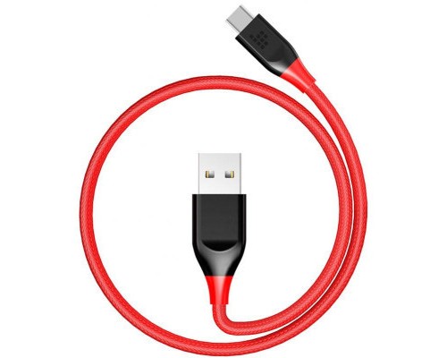 Дата кабель USB 2.0 AM to Type-C 1.0m ATC5 Nylon Red Tronsmart (235691)