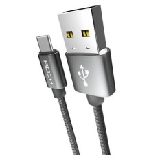Дата кабель USB 2.0 AM to Type-C 2.0m Tarnish Rock (F_69333)