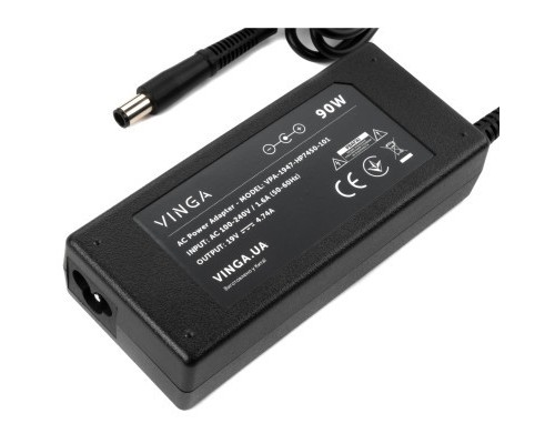 Блок живлення до ноутбуку Vinga HP 90W 19V 4.74A 7.4*5.0 (VPA-1947-HP7450-101)