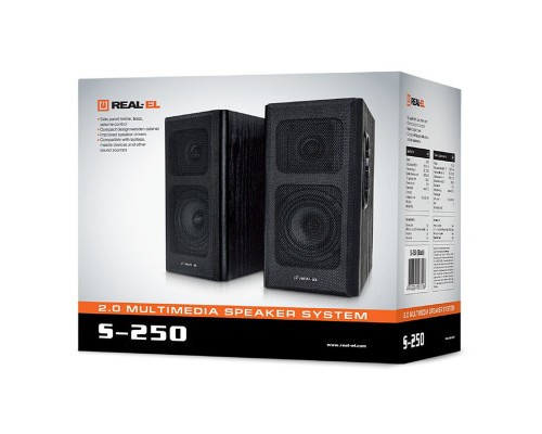 Акустична система REAL-EL S-250 Black