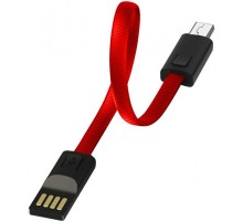 Дата кабель USB 2.0 AM to Micro 5P 0.22m red ColorWay (CW-CBUM022-RD)