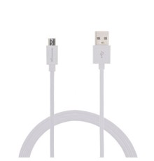 Дата кабель USB 2.0 AM to Micro 5P 2.5m white Grand-X (PM025W)