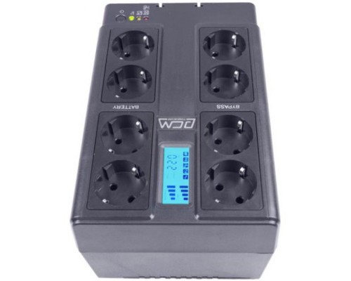 Пристрій безперебійного живлення Powercom CUB-850N LCD