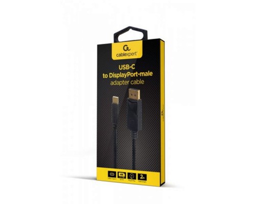 Перехідник Cablexpert USB-C to DisplayPort 4K 60Hz 2m (A-CM-DPM-01)