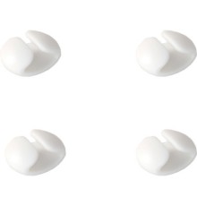 Тримач для кабелю Extradigital CC-969 Cable Clips, White (KBC1809)