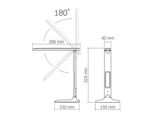 Настільна лампа Videx VL-TF05W 7W 3000-5500K 220V (24714)