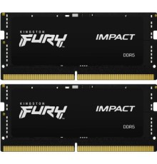 Модуль пам'яті для ноутбука SoDIMM DDR5 32GB (2x16GB) 6000 MHz Impact Kingston Fury (ex.HyperX) (KF560S38IBK2-32)