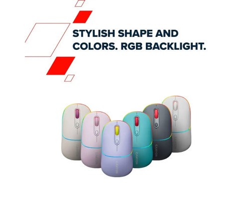 Мишка Canyon MW-22 Dual Band RGB Wireless Mountain Lavender (CNS-CMSW22ML)