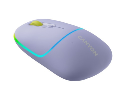 Мишка Canyon MW-22 Dual Band RGB Wireless Mountain Lavender (CNS-CMSW22ML)
