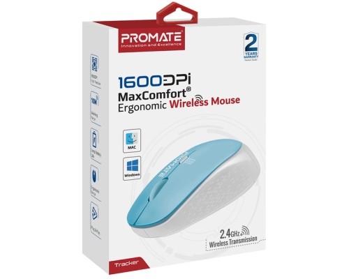 Мишка Promate Tracker Wireless Blue (tracker.blue)