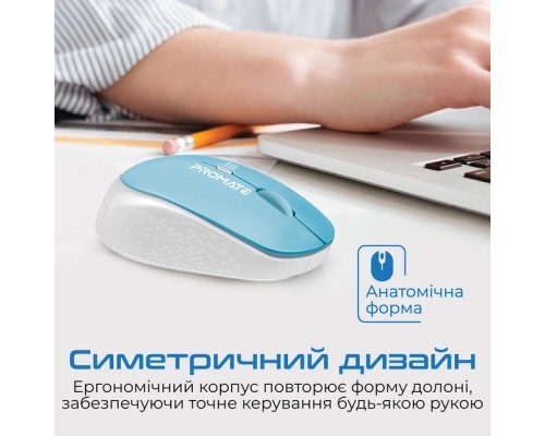 Мишка Promate Tracker Wireless Blue (tracker.blue)
