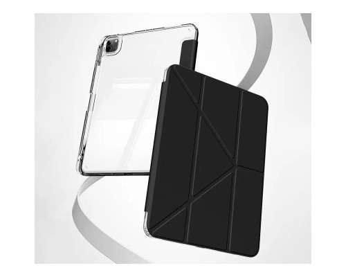 Чохол до планшета BeCover Ultra Slim Origami Transparent Apple iPad Pro 12.9 2020/2021/2022 Black (711694)