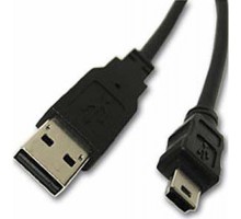 Дата кабель USB 2.0 AM to Mini 5P 0.8m Atcom (3793)
