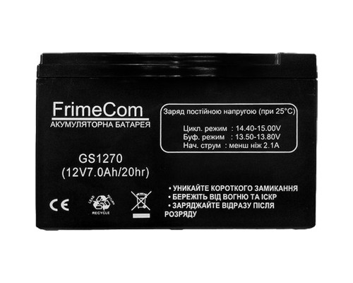 Батарея до ДБЖ Frime GS1270 12V 7Ah (GS1270)