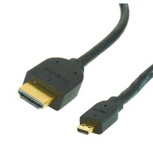 Кабель мультимедійний HDMI A to HDMI D (micro), 3.0m Cablexpert (CC-HDMID-10)
