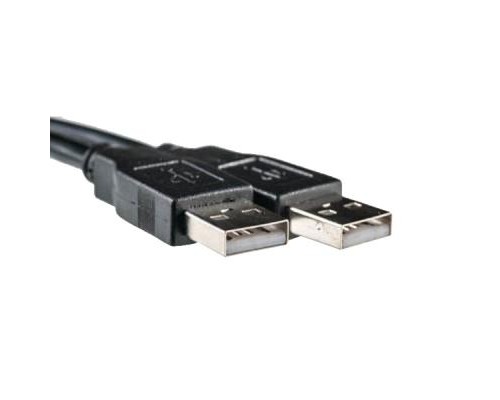 Дата кабель USB 2.0 AM/AM 0.5m PowerPlant (KD00AS1213)