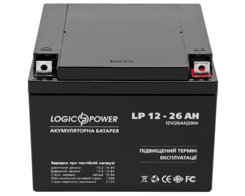 Батарея до ДБЖ LogicPower LPM 12В 26Ач (4134)